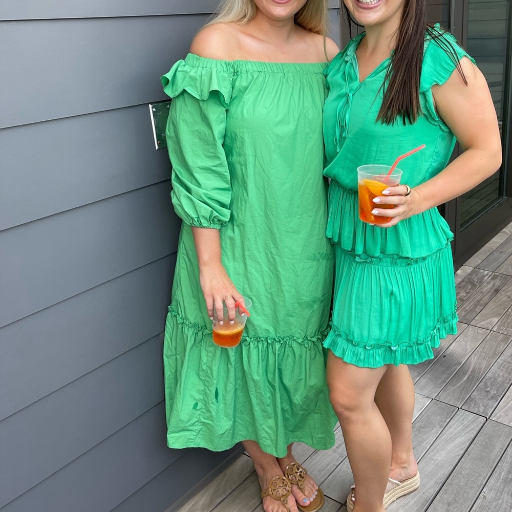 Who what wear green midi / maxi dress
